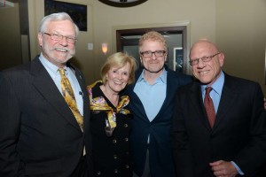 Ray with Fulton County Superior Court Judge, Honorable T. Jackson Bedford, his wife Patty Bedford, and CNN journalist Art Harris 