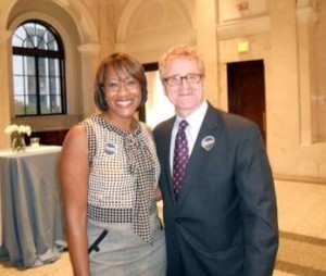 Ray with DeKalb County Solicitor Sherry Boston